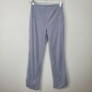 Joseph Ribkoff Blue Striped Ankle Pants